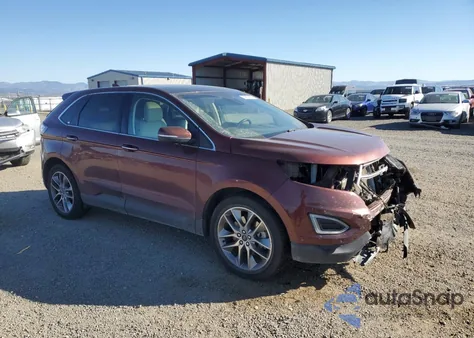 2015 Ford Edge Titanium from USA, damaged, VIN 2FMPK4K99FBC23636
